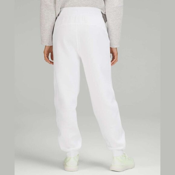 Lululemon Athletica White Scuba High-Rise Relaxed Jogger Size 12 2859 - Picture 4 of 13